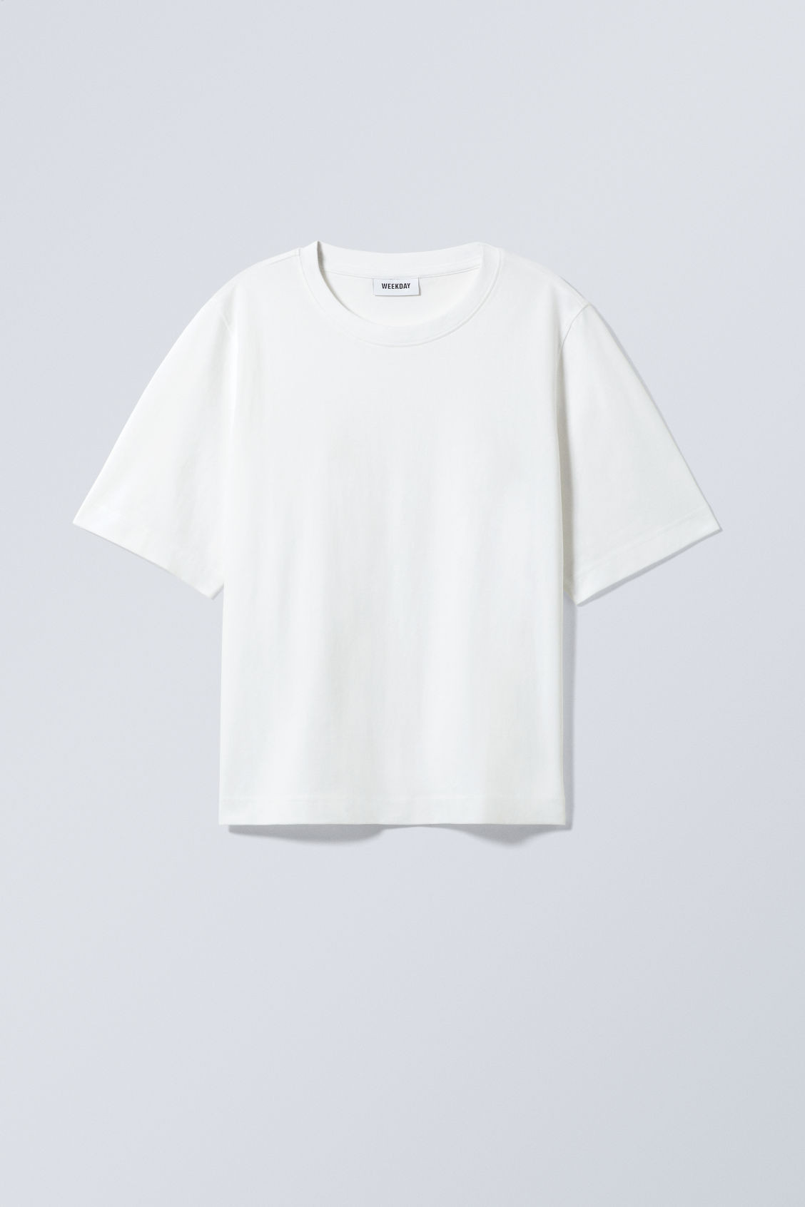 Perfect Boxy T-shirt - White | Weekday