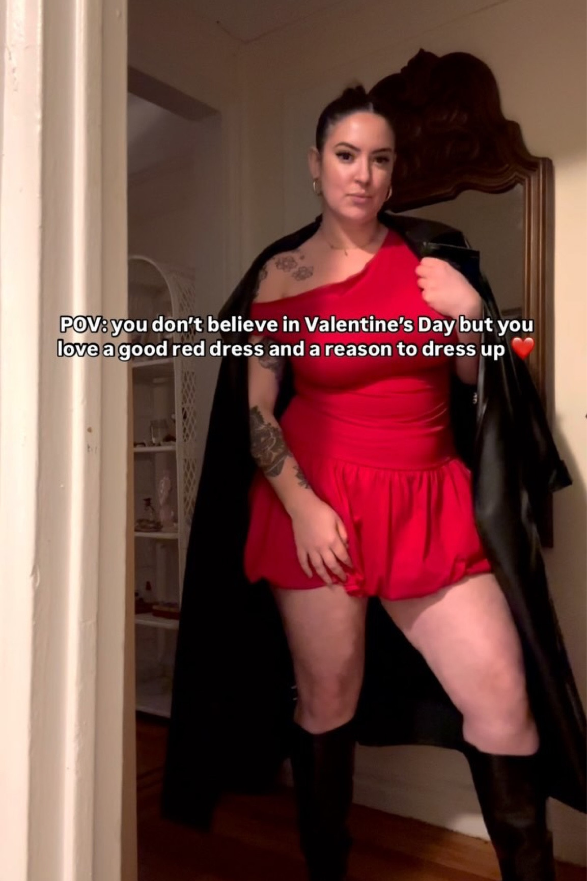 Idk I think we should celebrate our loved ones all year round.. but I’ll take any excuse to play dress up 🫶🏼❤️ 

#midsize #curvy #vdayoutfit #valentinesoutfit #midsizefashion #midsizestyle #curvyfashion #size12 #ootdcurvy