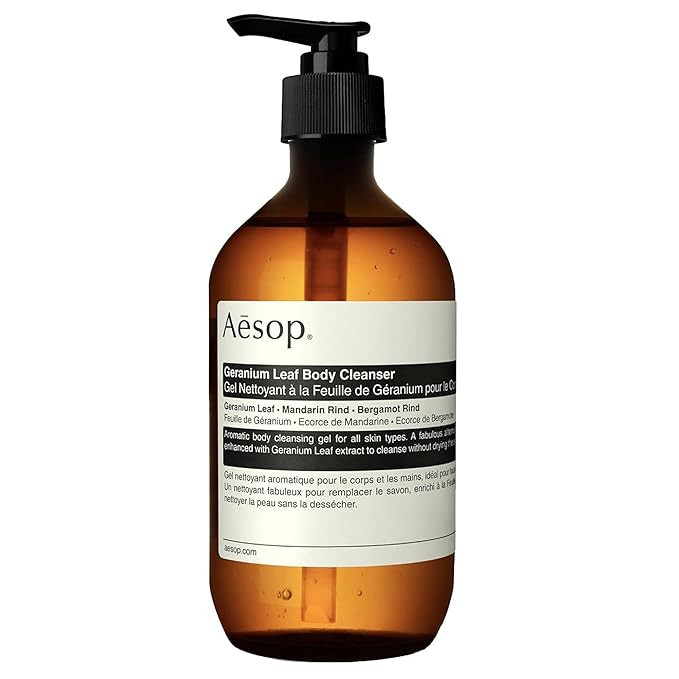 Aesop Geranium Leaf Body Cleanser | Aromatic Botanical Cleanser with Geranium Leaf & Citrus Rind ... | Amazon (US)
