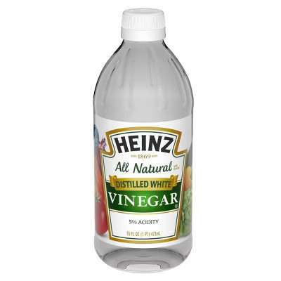 Heinz All Natural Distilled White Vinegar with 5% Acidity, 16 fl oz Bottle (Pack of 4) | Target