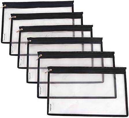 Amazon.com : Augbunny Multi-Purpose Water Resisitant Clear PVC Organizer Bag Pouch with Zipper Cl... | Amazon (US)