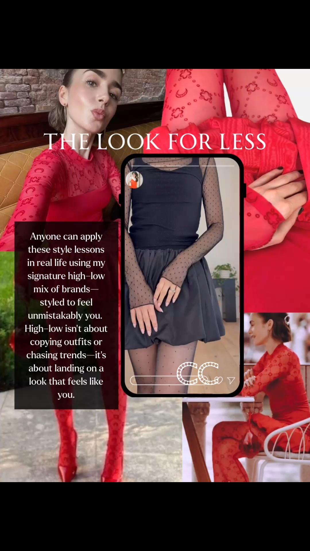 More style tips from EIP here ⬇️ https://closetchoreography.com/how-i-keep-my-edge-after-40-style-lessons-from-emily-in-paris/

