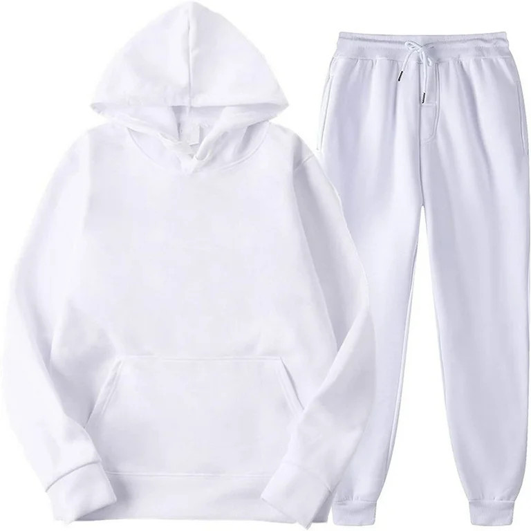 DDAPJ pyju Women's 2 Piece Trendy Outfits 2023,Casual Crewneck Long Sleeve Sweatshirt Tops Elasti... | Walmart (US)