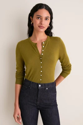 Cyprus Cashmere Silk Spencer Cardigan | Tuckernuck (US)