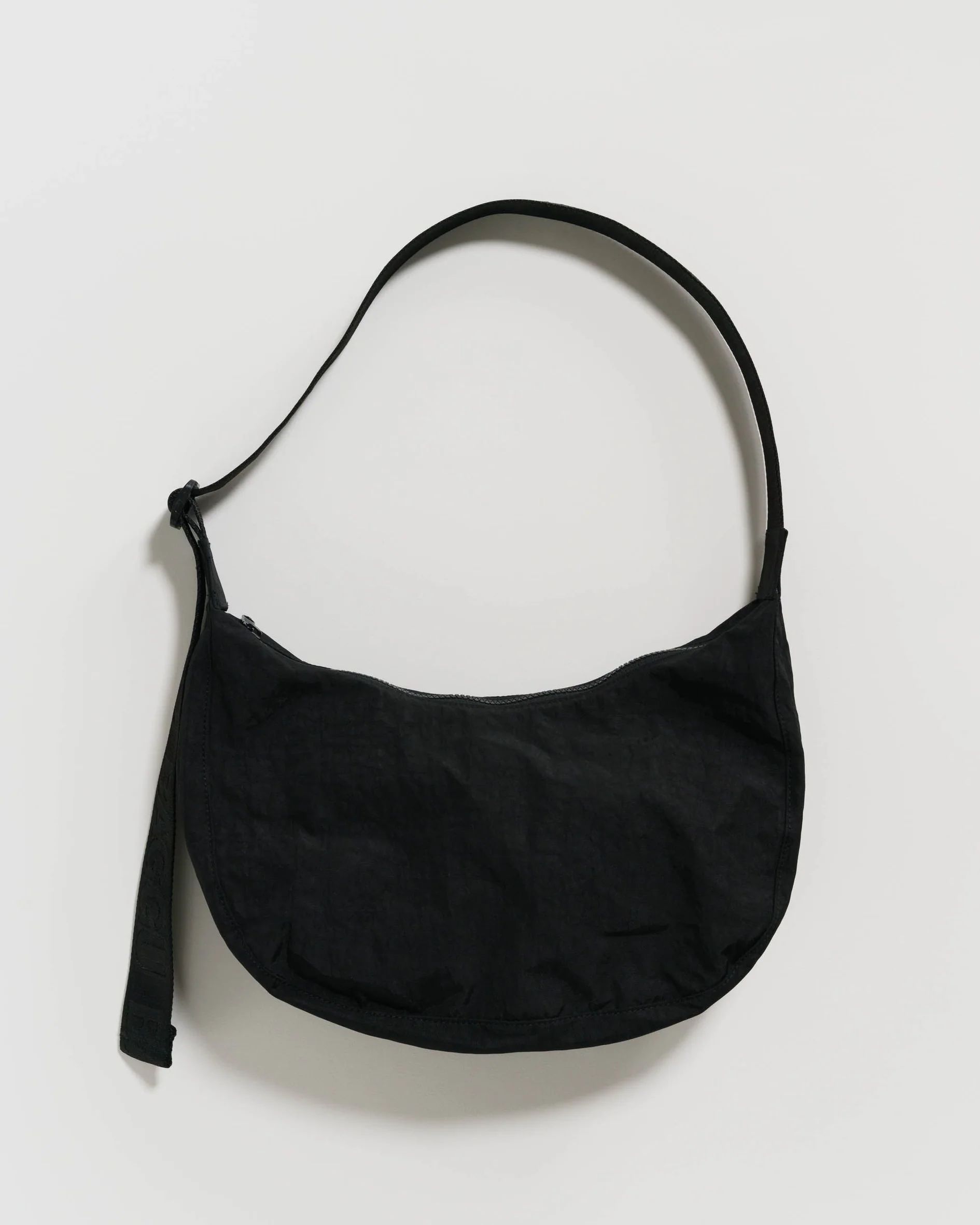 Medium Nylon Crescent Bag : Black - Baggu | BAGGU