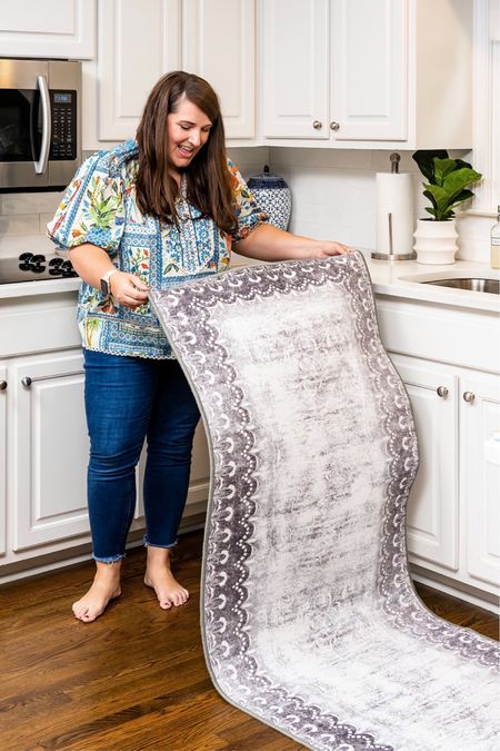 Washable rugs are made to get messy! Perfect for moms of all kinds, babies and fur babies!  @mymagiccarpet rugs are waterproof and machine  washable. 



#LTKfamily #LTKhome