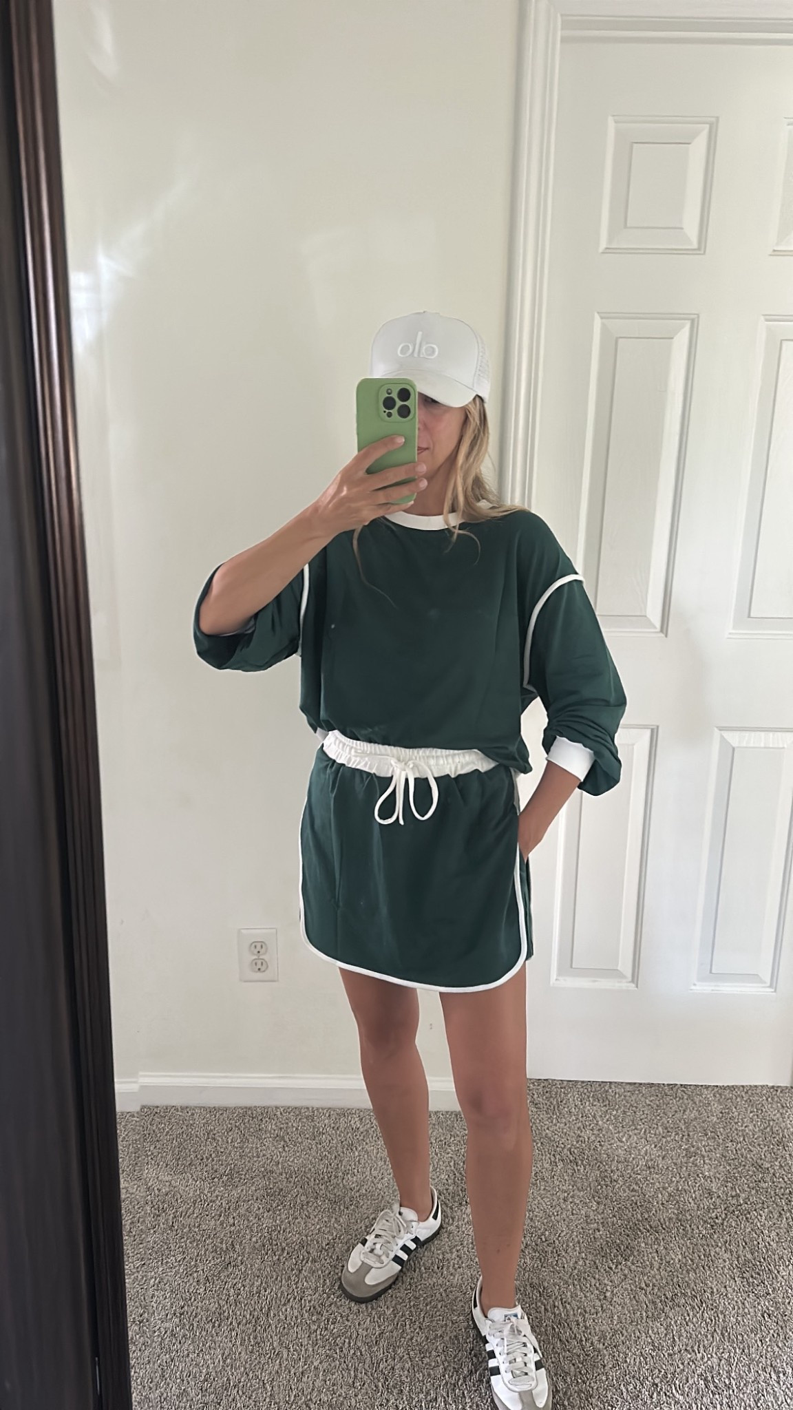 Pickleball outfit or tennis, weekend casual outfit free people inspired set for less with really great skirt and shorts underneath. Super soft and comfortable. Fit true to size 

#LTKSeasonal #LTKOver40 #LTKFindsUnder50
