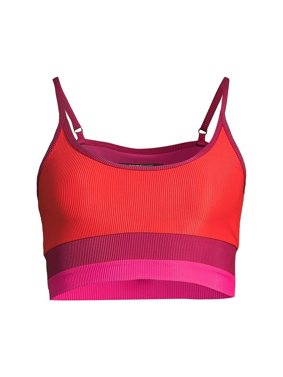 Eva Colorblocked Bikini Top | Saks Fifth Avenue
