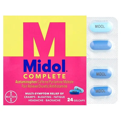Midol, Complete, 24 Gelcaps | iHerb