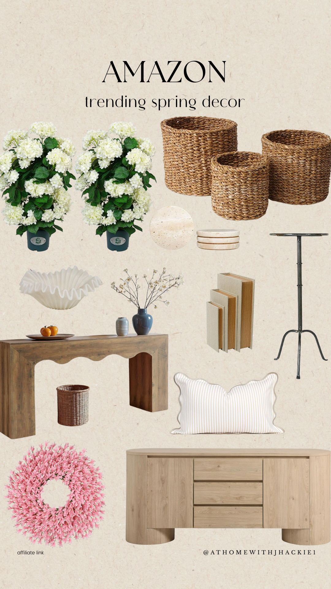 Amazon spring decor, spring home decor amazon, neutral home decor amazon, woven baskets amazon, decorative books amazon, modern console table amazon, neutral throw pillows amazon, spring wreath amazon, faux hydrangea arrangement, coffee table decor amazon, modern rustic decor amazon, affordable home decor amazon, trending amazon decor finds, neutral living room decor, spring home styling 

 

#LTKSeasonal #LTKHome