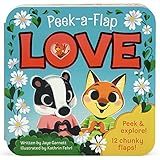 Peek-a-Flap Love (Children's Lift-a-Flap Board Book Gift for Little Valentines, Mother's & Father... | Amazon (US)