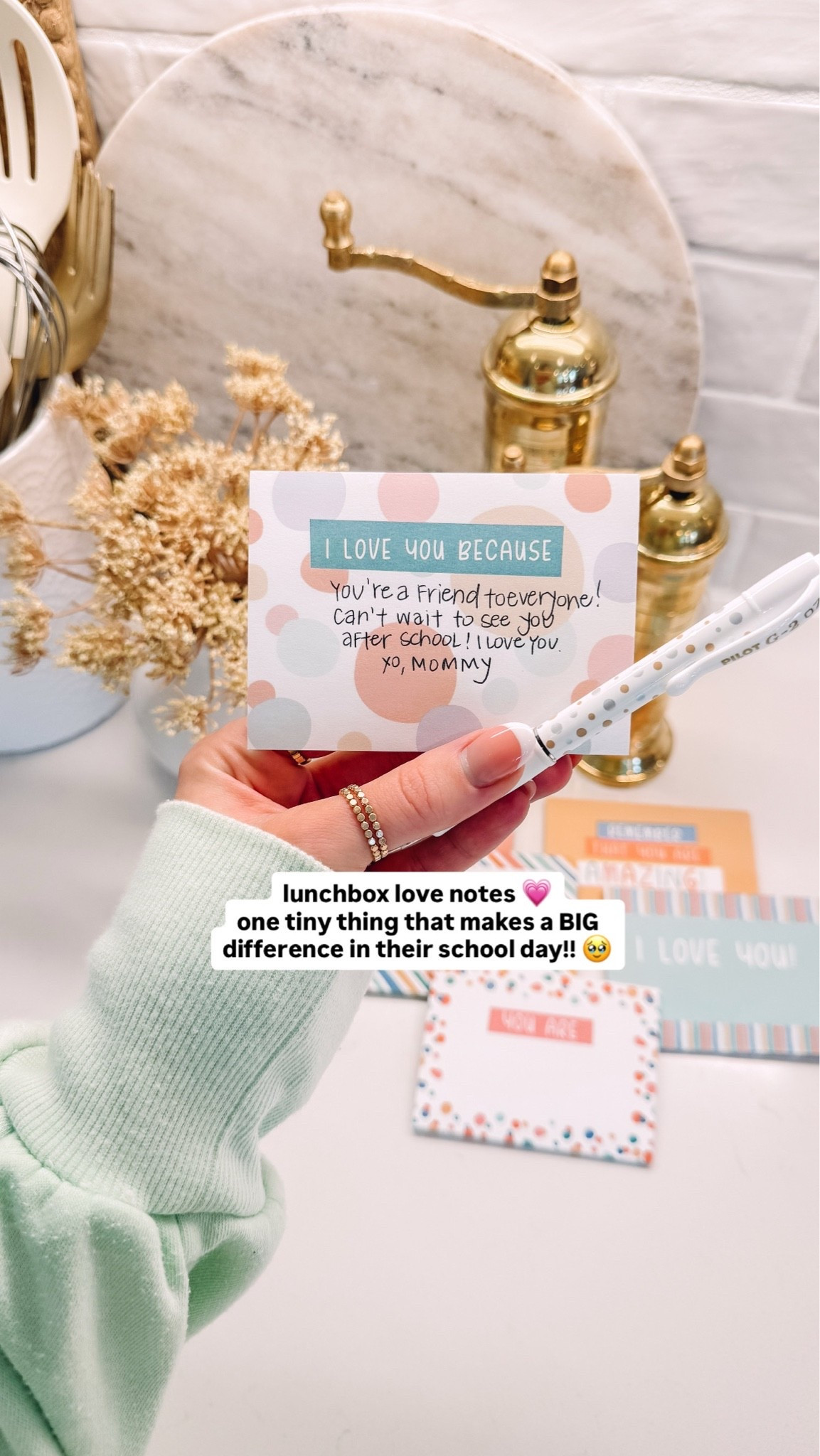 Love these lunchbox notes for a special touch!! 

School BTS kids family lunch unique Amazon finds special

#LTKmomlife #LTKKids #LTKSeasonal