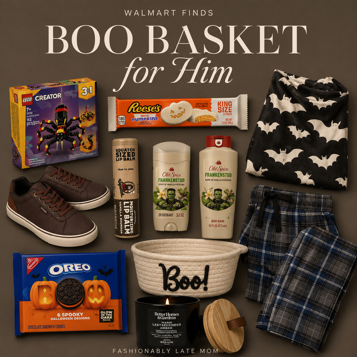 Save this one for when you need a Boo Basket idea for him! 👻🤎 

 #LTKSeasonal #LTKHome #LTKMens