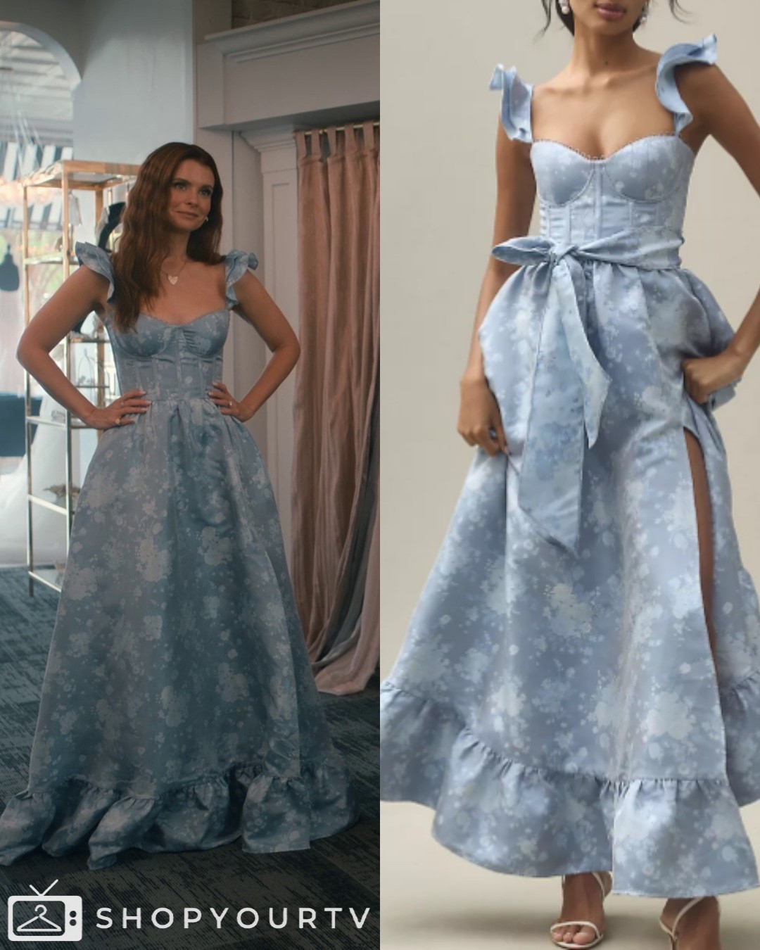 Maddie Townsend (JoAnna Garcia Swisher) wearing V Chapman on Sweet Magnolias season 5