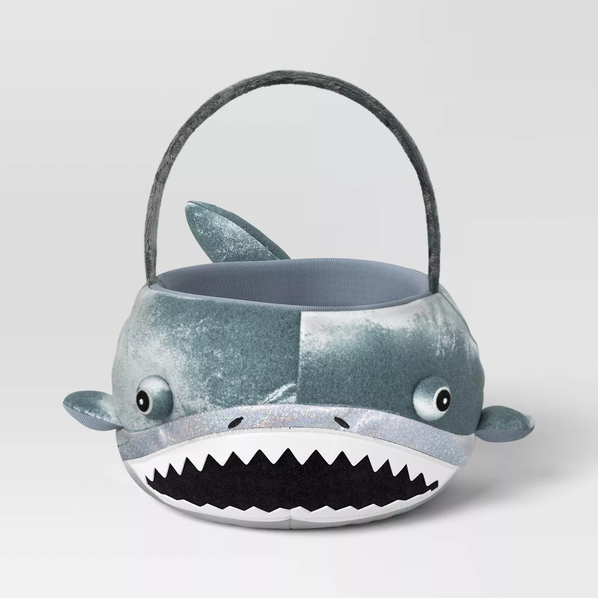 Halloween Shark Round Trick or Treat Decorative Bling Basket - Hyde and EEK! Boutique™ | Target