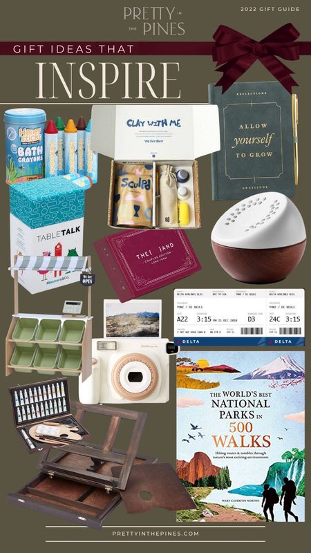Gifts that Inspire🤍 for the traveler, for kids, for creativity, family or friends who need some adventure and fun 

#LTKGiftGuide #LTKHoliday #LTKfamily