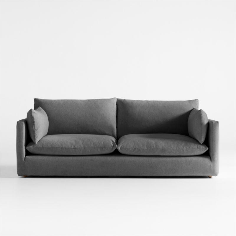 Unwind Slipcovered 92" Sofa | Crate & Barrel | Crate & Barrel