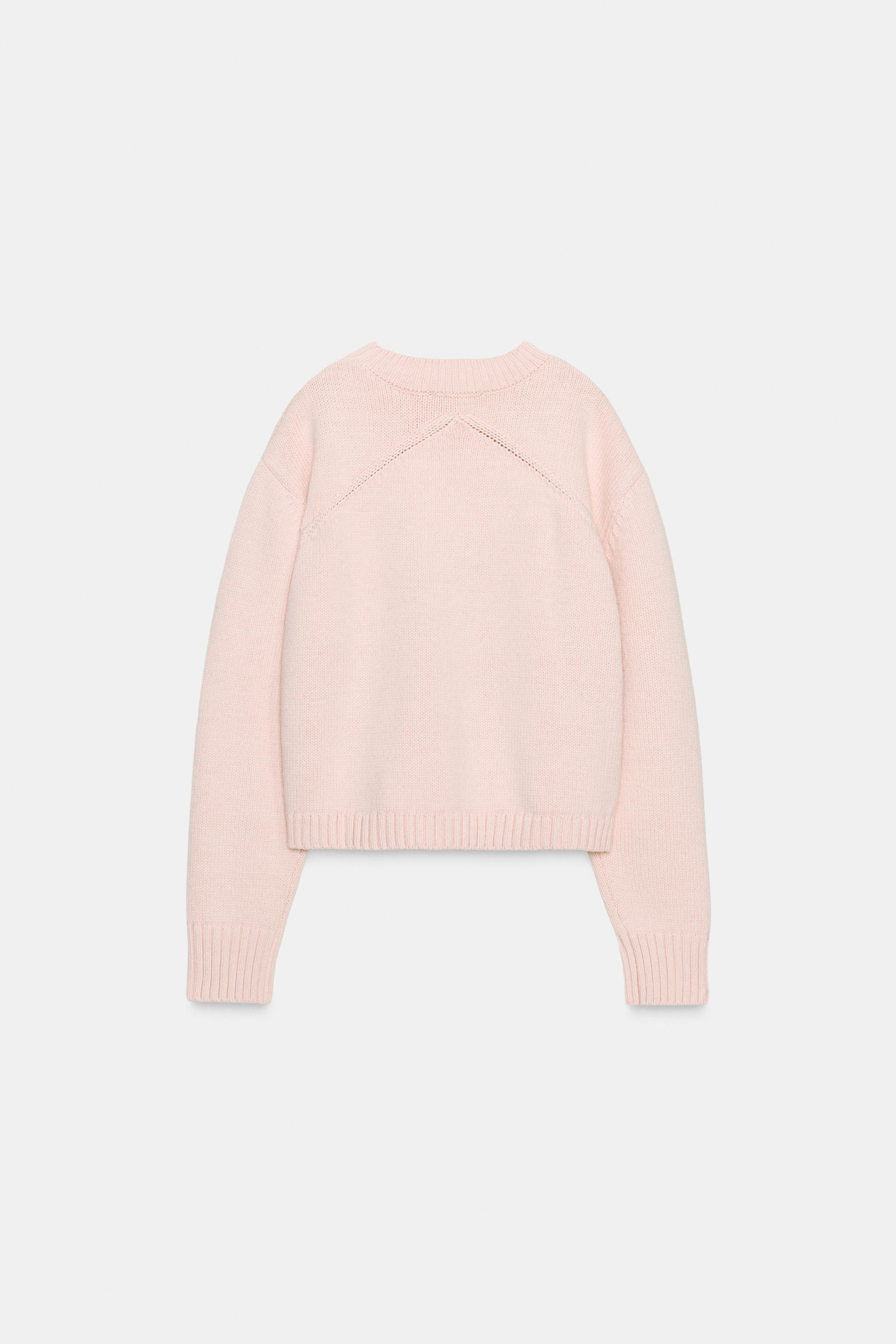 KNIT JUMPER WITH BACK DETAIL | Zara Canada
