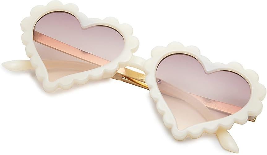 COASION Kids Heart Girls Sunglasses UV 400 Protection for Toddler Party Beach Shades Age 3-10 | Amazon (US)