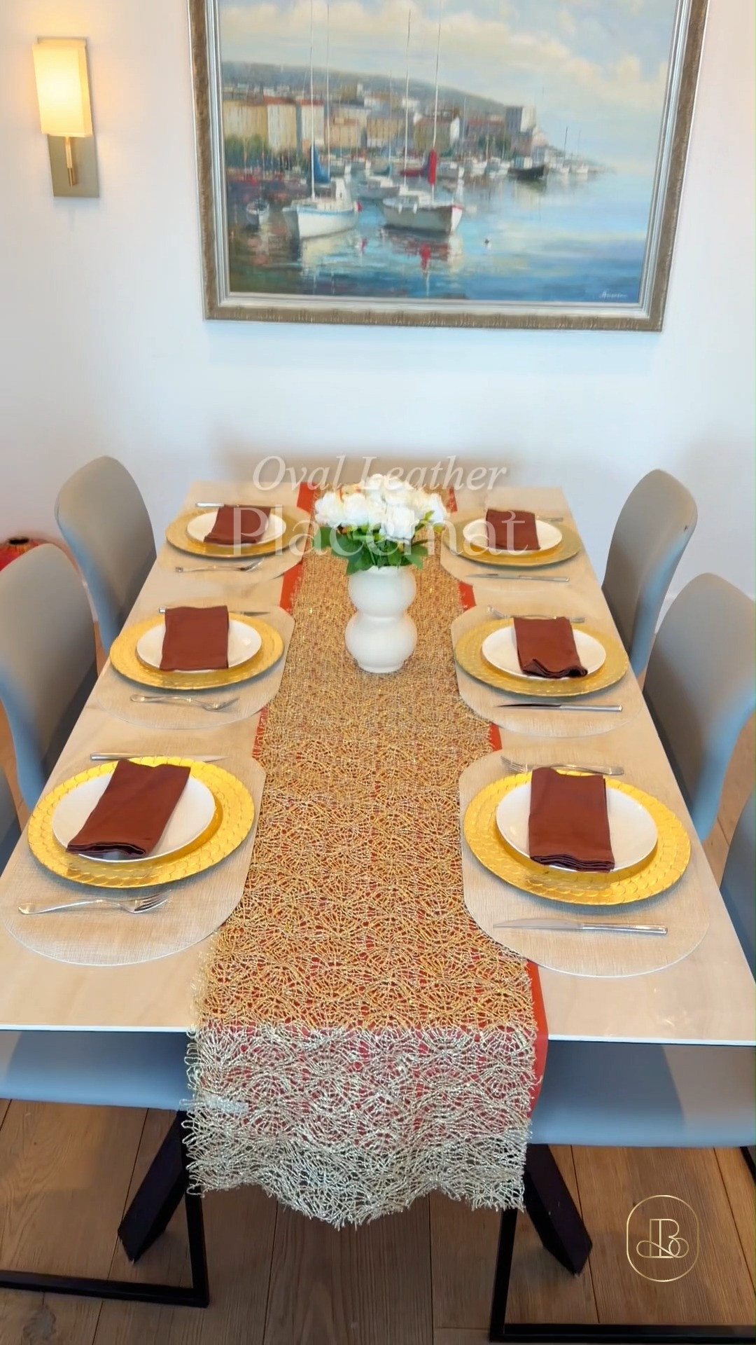 Add a touch of refined, low-maintenance elegance to every meal! ☕️ Built with non-slip backing and a flexible, rollable texture, the BARTHKIT Oval Leather Placemat lay completely flat without creasing while protecting your table from scratches. 🌿

#LTKKitchen #LTKHome #LTKlife #MinimalistHome #AestheticDining #TableStyling #HomeHacks #CleanHome
