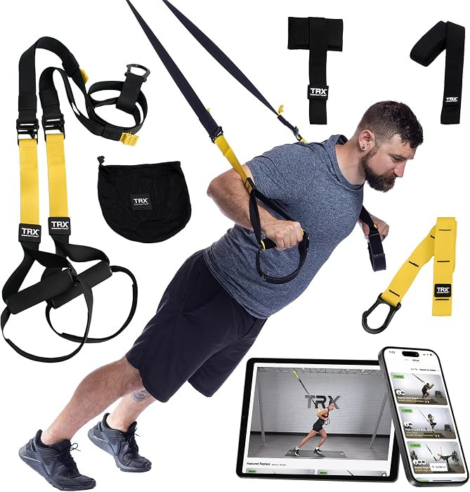 TRX All-In-One Home Gym System – Complete Suspension Training Kit for Strength Training, HIIT &... | Amazon (US)