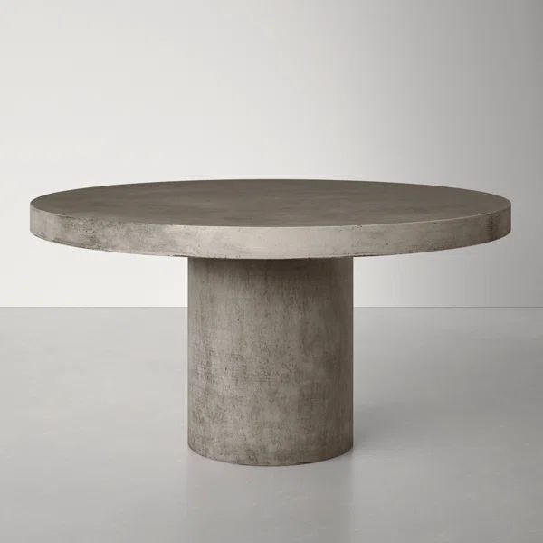 Circa Concrete Pedestal Dining Table | Wayfair North America