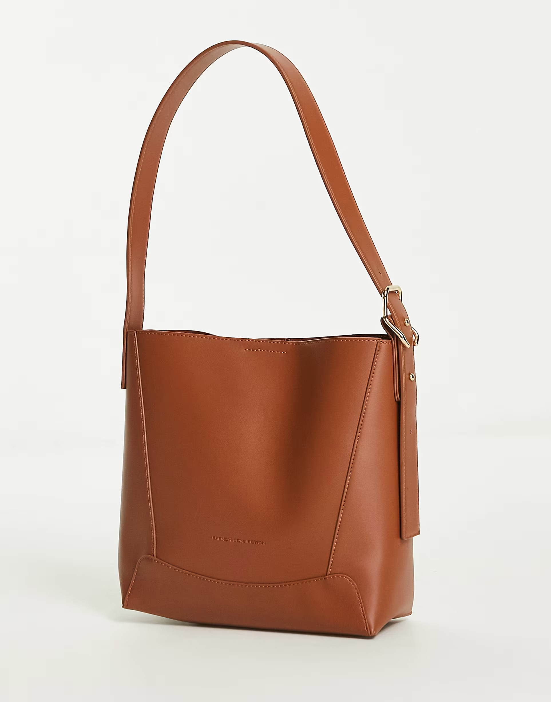 French Connection bucket bag in brown | ASOS (Global)
