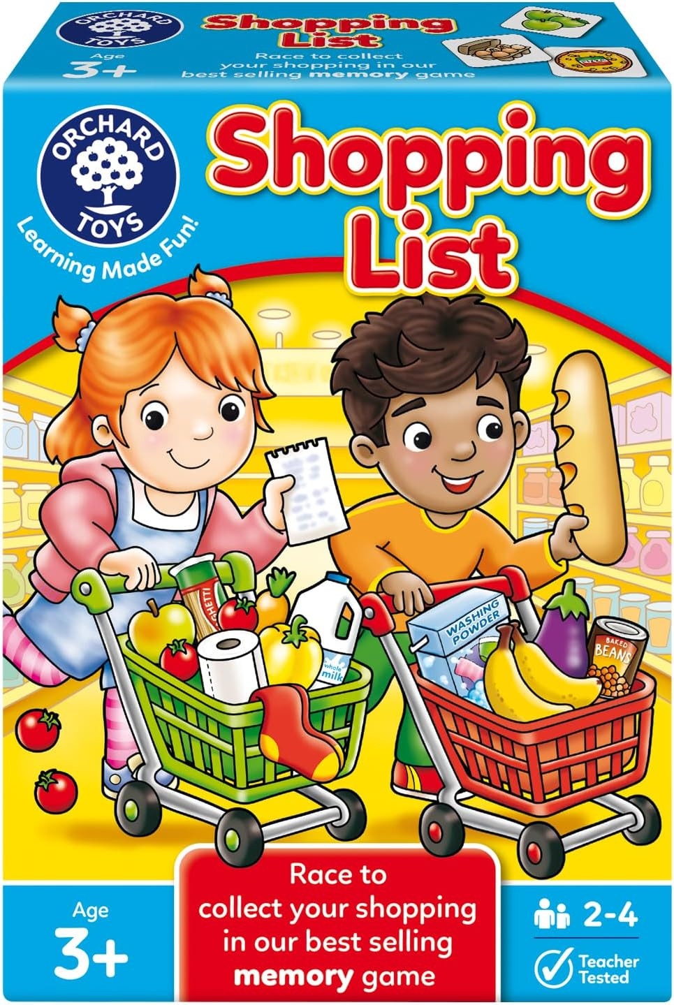 Orchard Toys Shopping List Game, Matching Family Board Game for Kids Age 3+ | Amazon (UK)