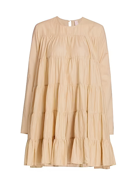 Soliman Tiered Trapeze Dress | Saks Fifth Avenue