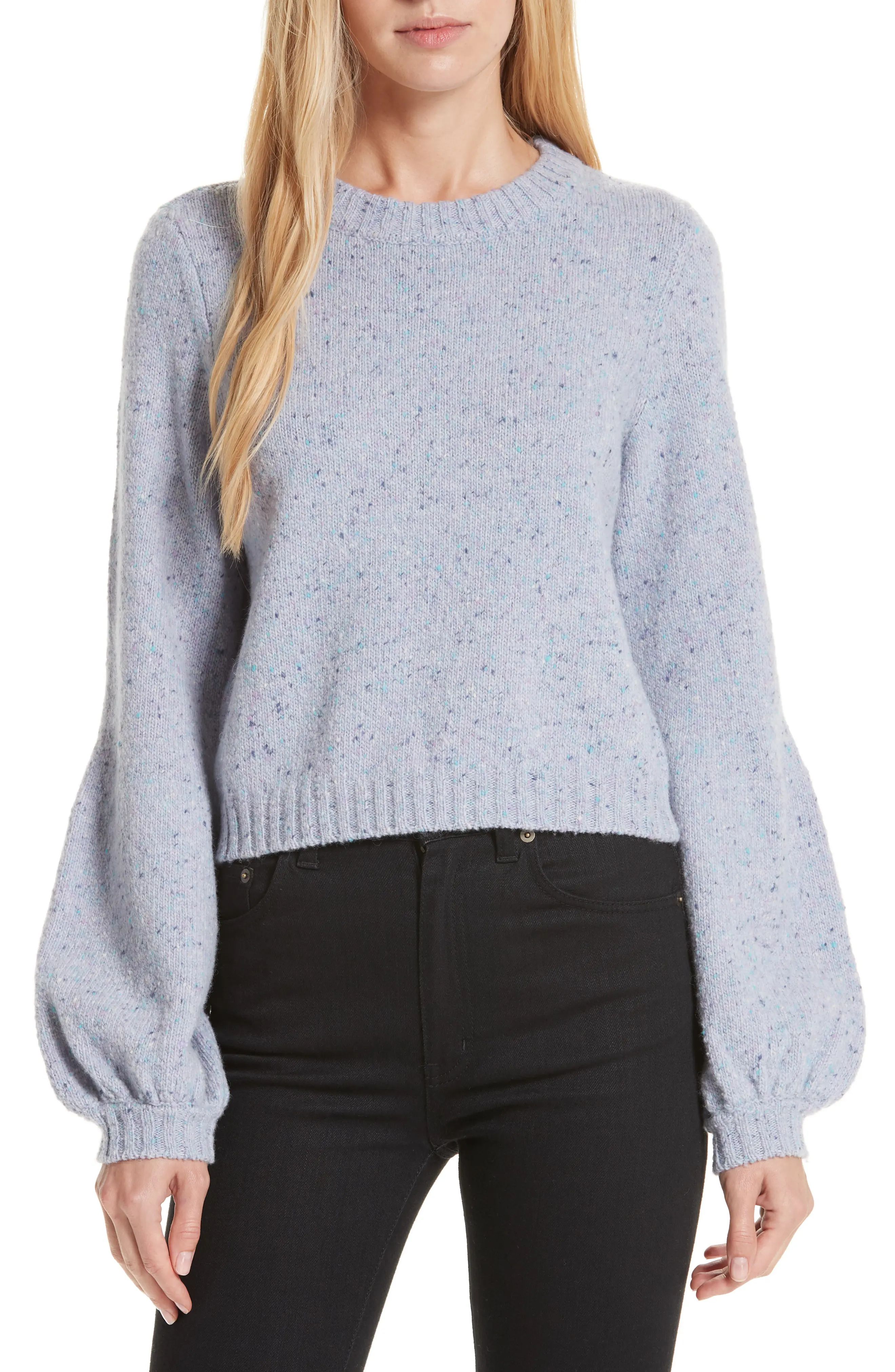 Milly Bell Sleeve Wool Blend Sweater | Nordstrom | Nordstrom