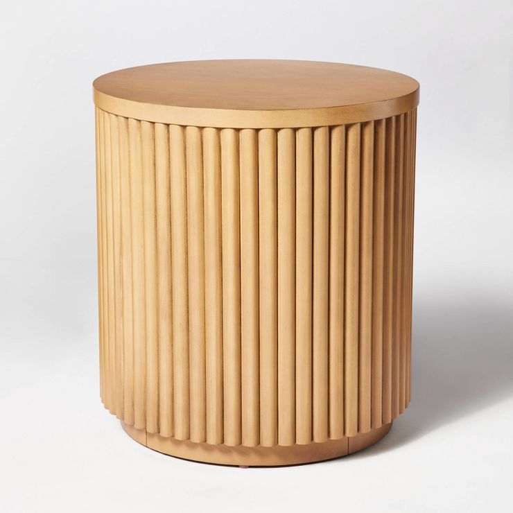 Dowel Fully Assembled Accent Table Natural - Threshold™ designed with Studio McGee | Target