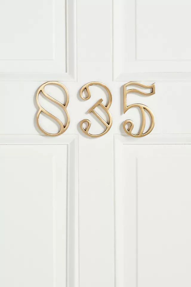 Camille House Numbers | Anthropologie (US)