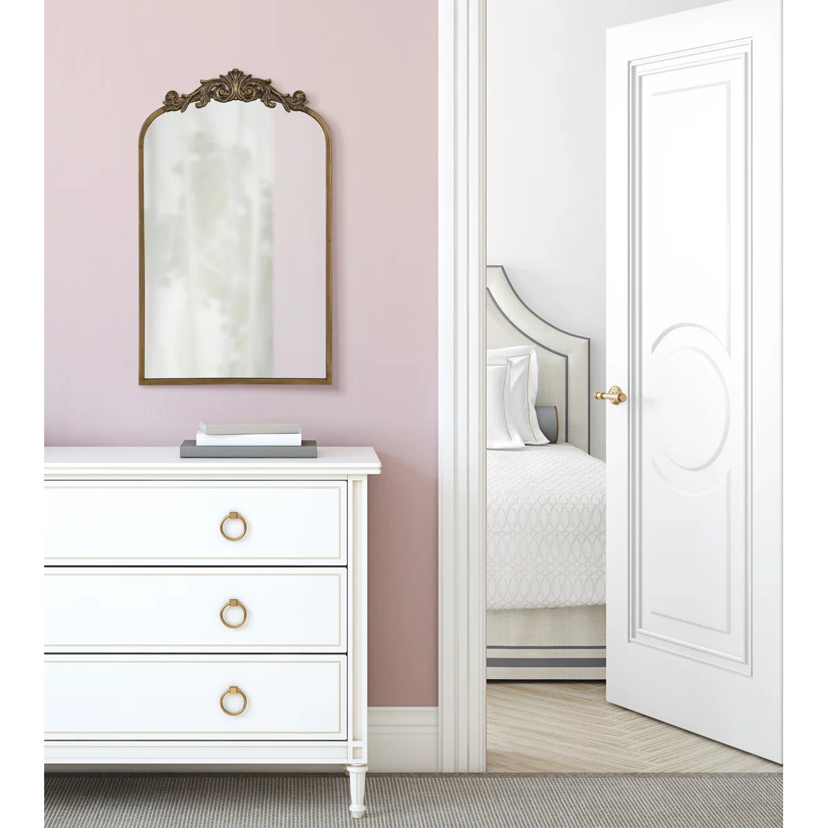 Anglo Metal Flat Mirror | Wayfair North America