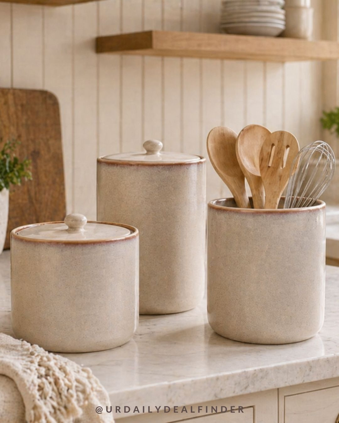 This ceramic jars and vases are everything!!!
#kitchendecor #neutralhome #warmdetails #moderndesign #homeinspo #kitchenstyle #summerthompsonstyles 

 #LTKdayinmylife #LTKSeasonal #LTKHome