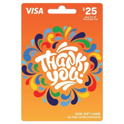 Visa Thank You Gift Card - $25 + $4 fee | Target