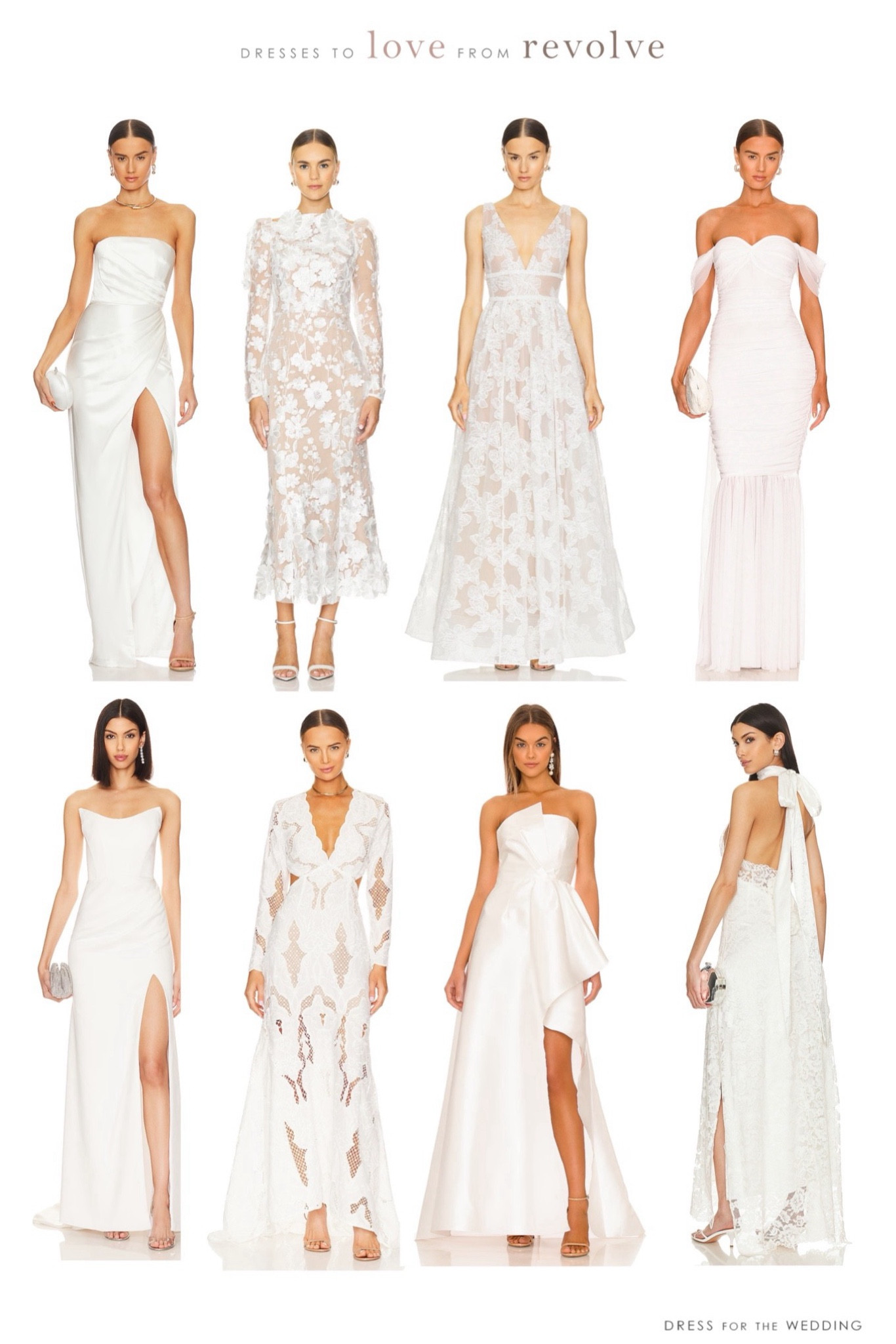 Amazing wedding dresses from Revolve 🤍
Affordable wedding dress 
Designer wedding dress 
Vow renewal dress
After party wedding dress 
Bride dress
Dresses for brides 
Wedding reception dress 
White gown
White maxi dress 
White formal dress 
White lace dress 
Wedding dress for a beach wedding 
Elopement dress 
Second wedding dress 
Bridal gown 
Affordable wedding dress 
Wedding dress under 1000
Wedding dress under 500


#LTKFamily #LTKWedding #LTKParties