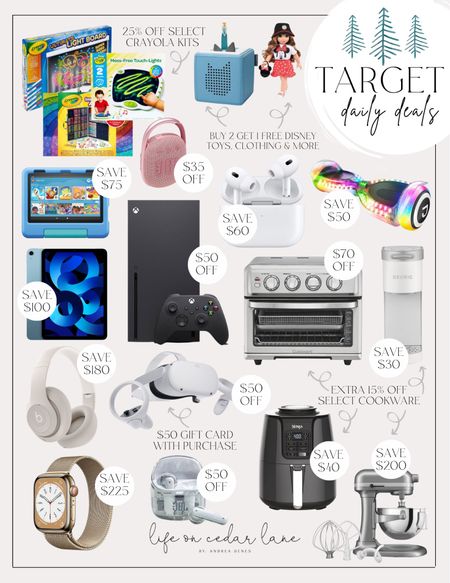 Target Daily Deals - so many amazing deals on toys, electronics, cookware & appliances! Save big on these gift ideas for everyone on your list! 

#cybermonday #target #giftsforher   #giftsforhim #giftsforteens #giftsforkids 

#LTKGiftGuide #LTKCyberWeek #LTKsalealert