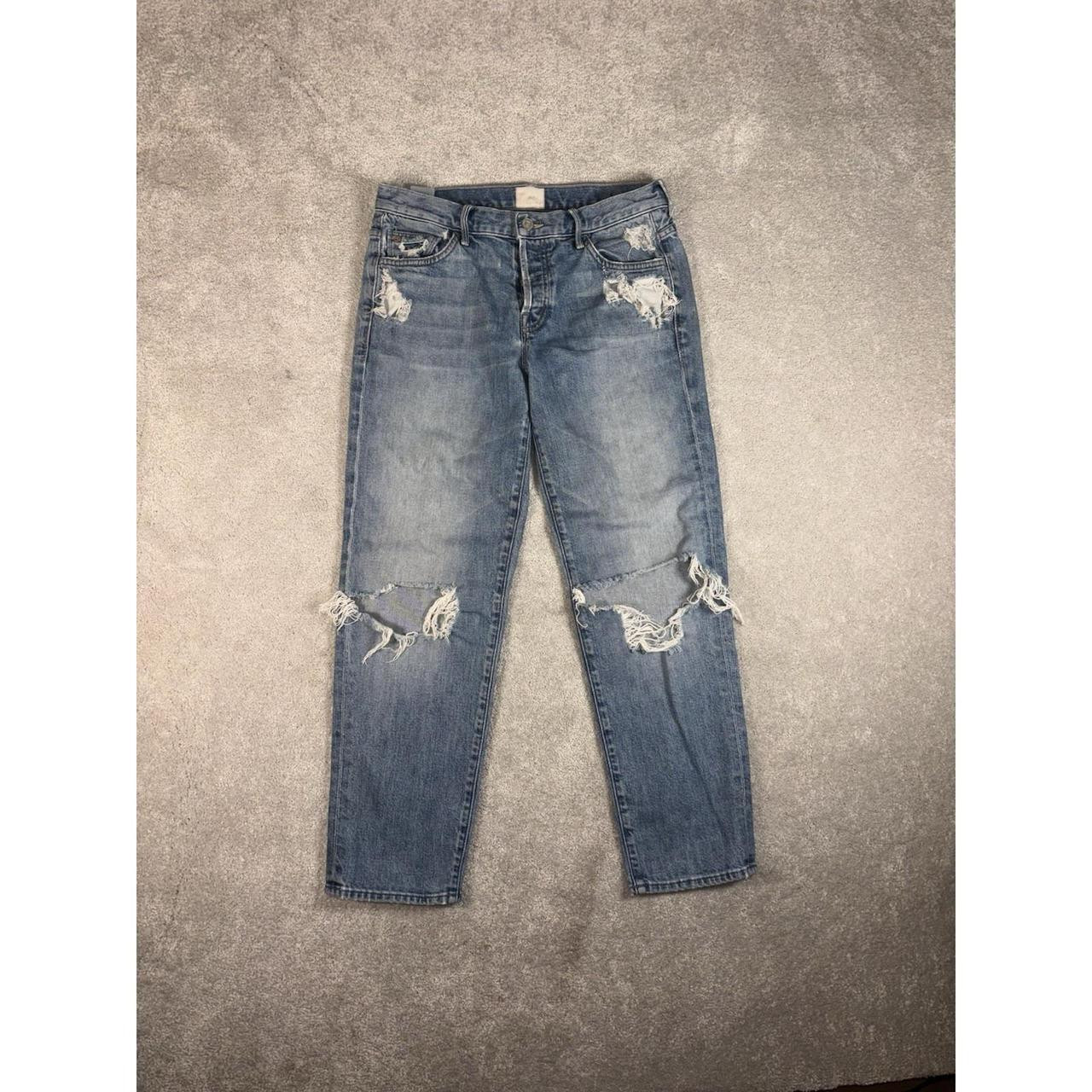 Mother Women's Jeans - Blue - 27 | Depop US