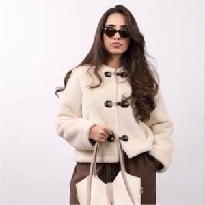 Zara double faced toggle jacket | Poshmark