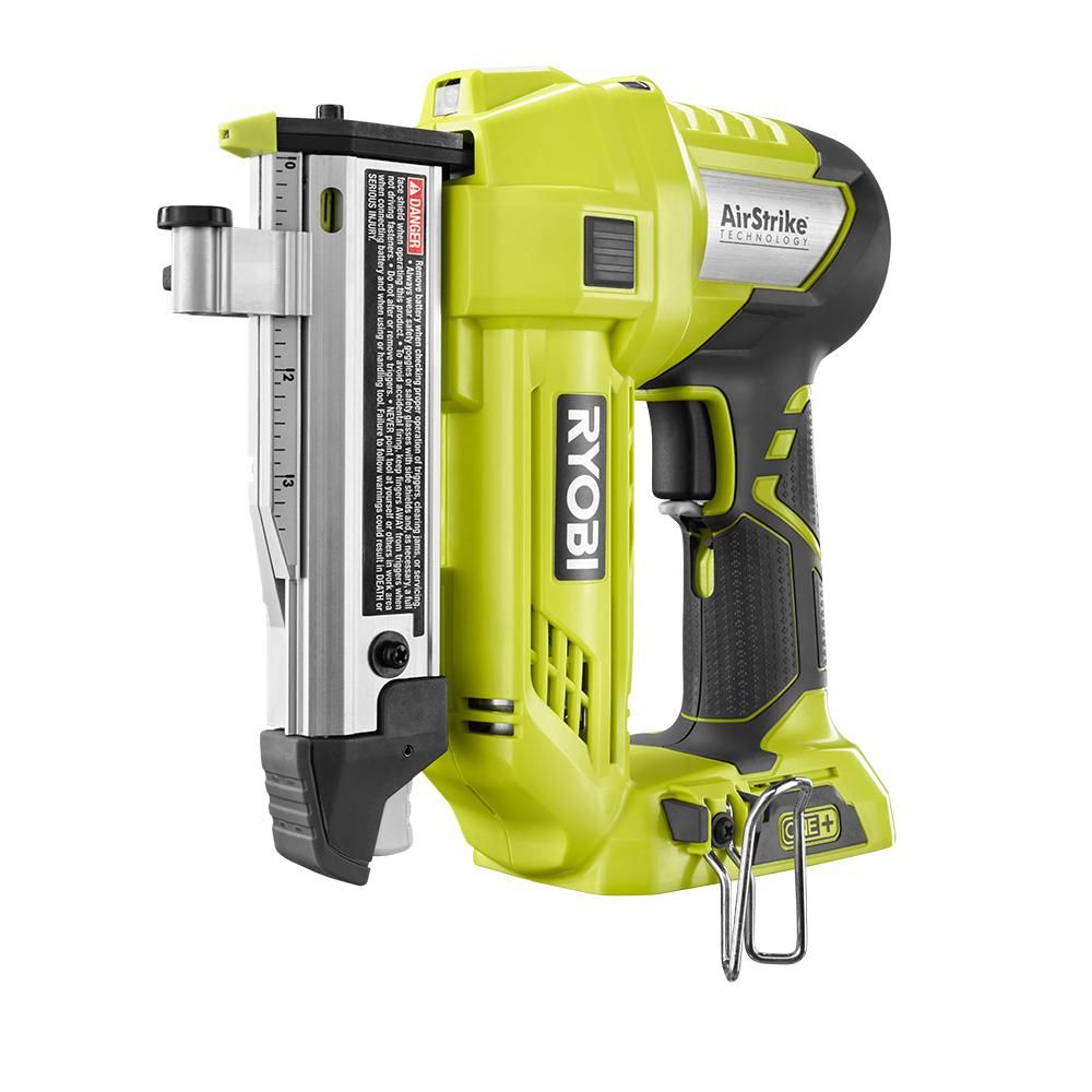 RYOBI 18-Volt ONE+ Lithium-Ion Cordless AirStrike 23-Gauge 1-3/8 in. Headless Pin Nailer (Tool Only) | The Home Depot