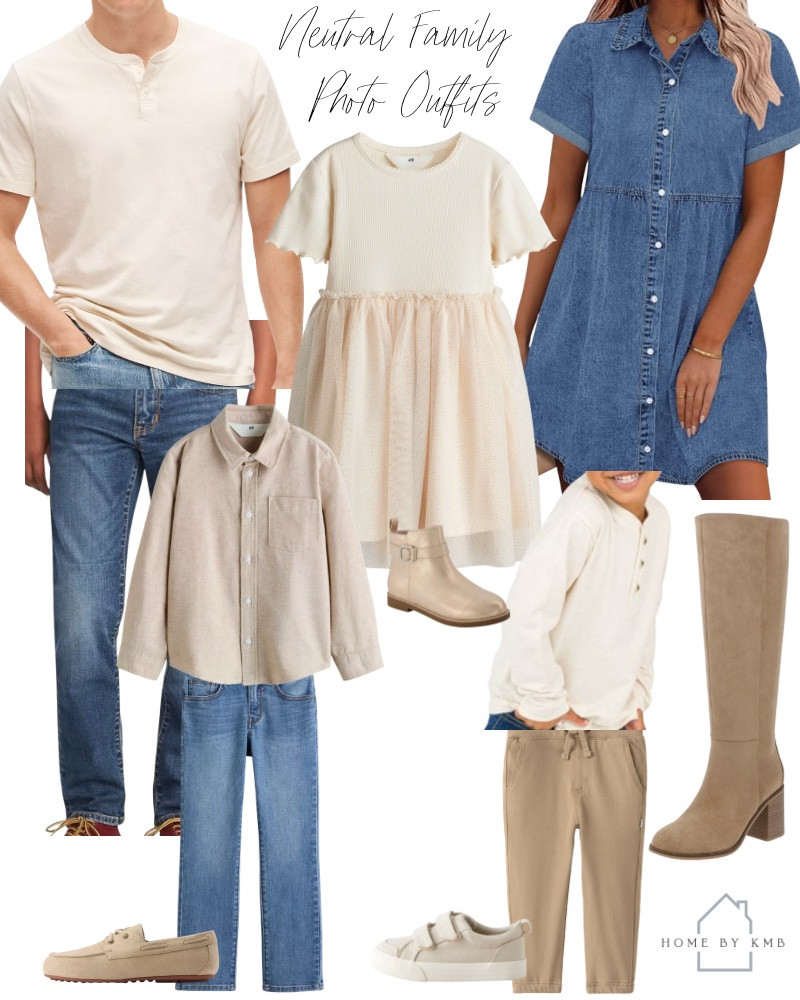 Neutral family photo outfits for early fall! Coordinating family photo outfits

#LTKSeasonal #LTKKids