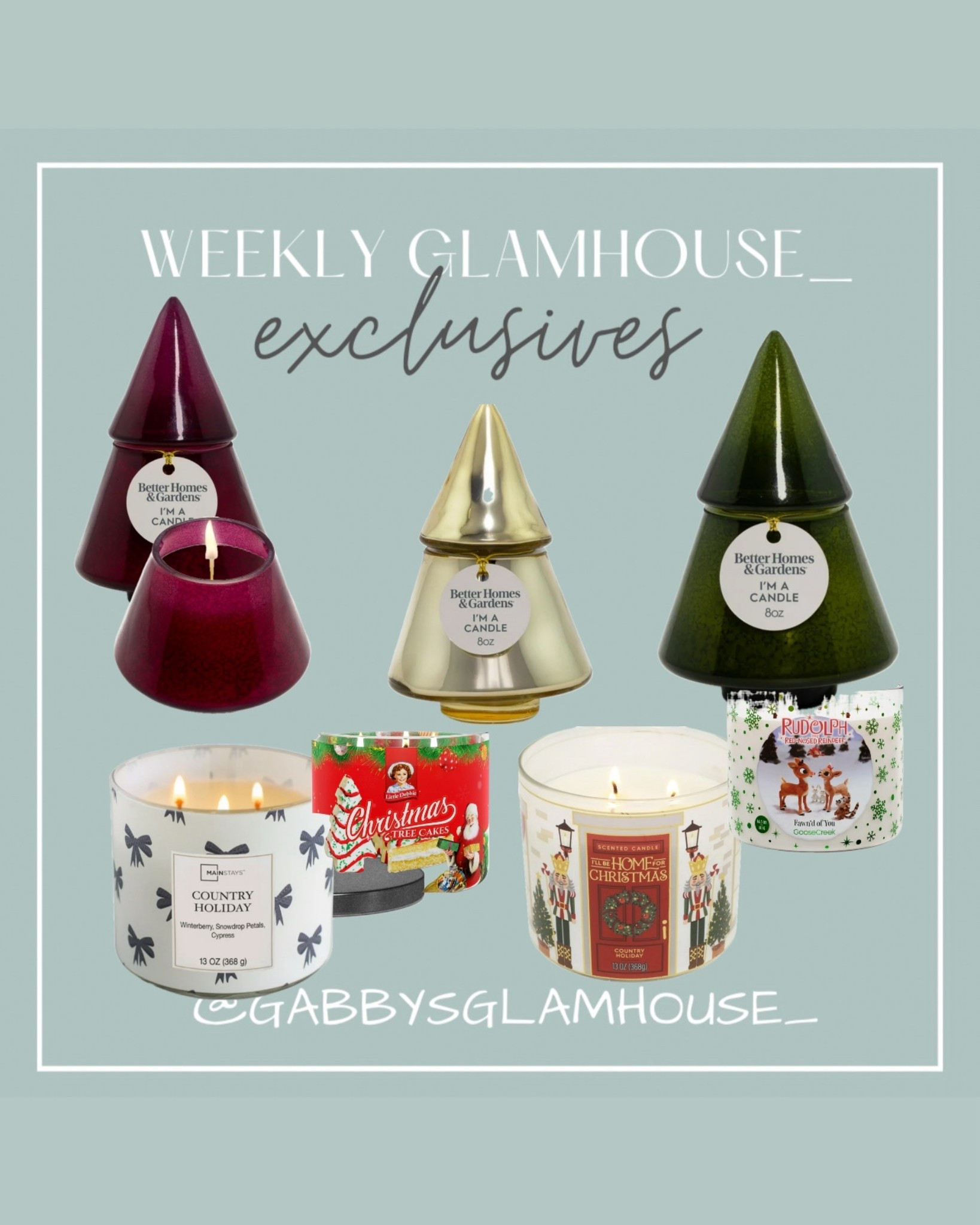 Holiday candles!!!! ALL UNDER $10