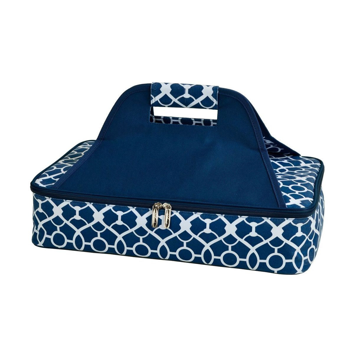Picnic at Ascot Insulated Casserole Carrier to keep Food Hot or Cold - Trellis Blue | Target