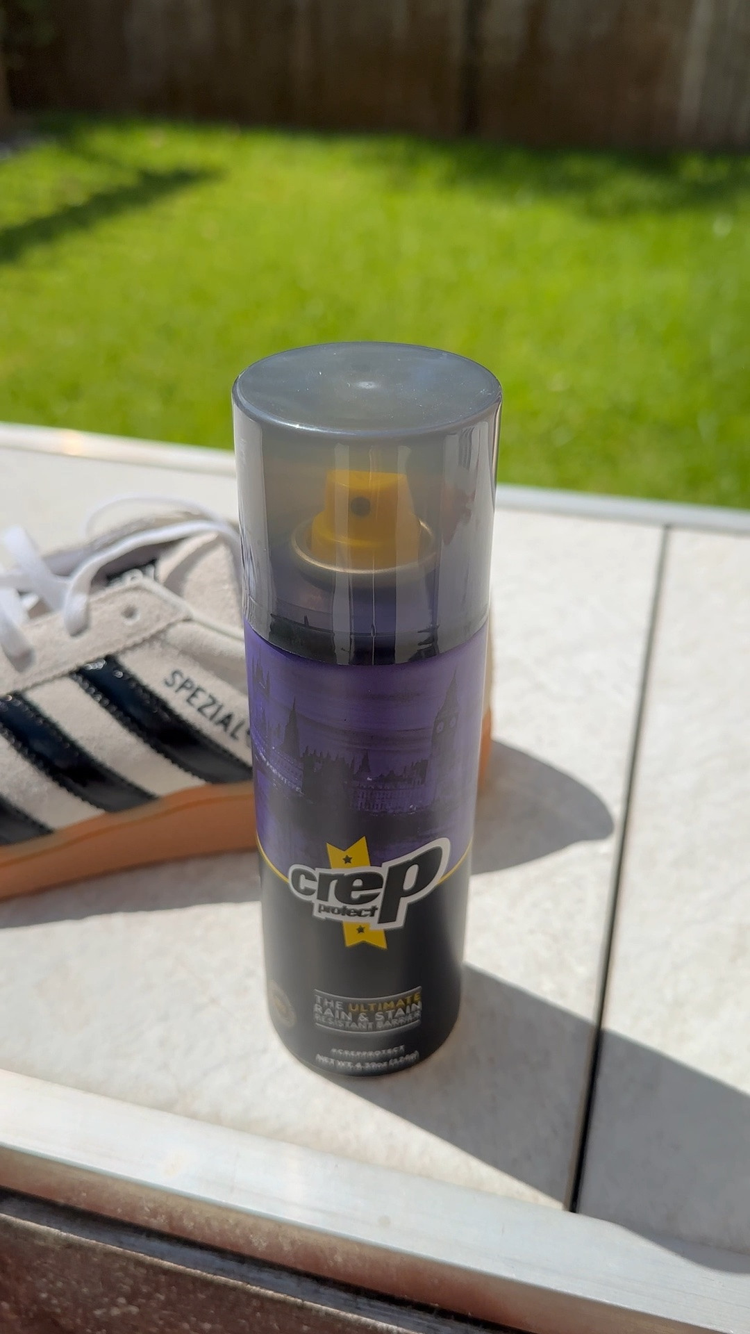 I use this protective spray on all my new sneakers, especially suede ones! It helps protect them from water, dust, grass stains—you name it—so they stay looking new for much longer 👟✨

#LTKootd #LTKActive