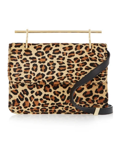 La Fleur Du Mal leopard-print calf hair shoulder bag | NET-A-PORTER (UK & EU)