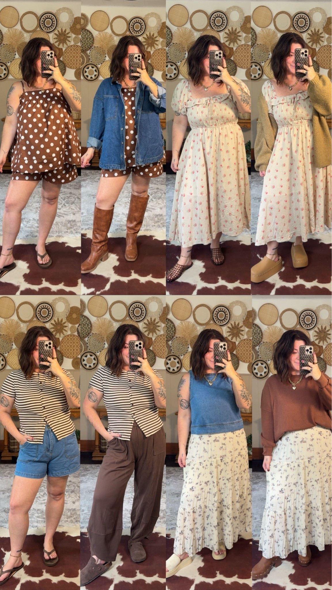 Now VS Later styling! How I take pieces in my closet and style them now for summer and style them later as we get into fall! I am 5'1 size 8/10 typically in mediums + larges! Everything runs TTS!

#LTKSeasonal #LTKMidsize #LTKBeauty