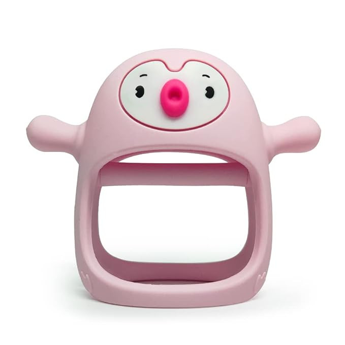 Smily Mia Penguin Teether for Babies 0-6Months, Pacifier Teething Toys for Babies 6-12Months,Ulti... | Amazon (US)