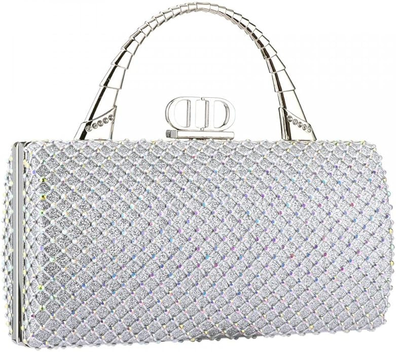 Evening Bag Clutch Purses for Women, Ladies Sparkling Diamond Party Handbag Purse Bag Crossbody b... | Amazon (US)