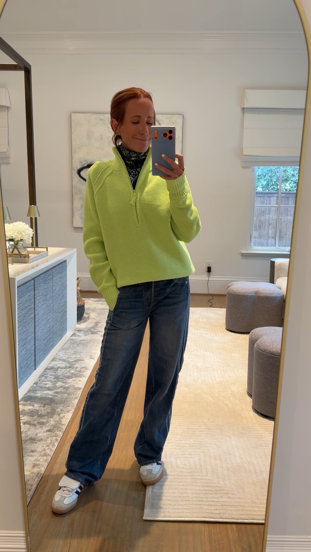 Sports mom… but make it cute.

Running from drop-offs to errands in my favorite elevated basics—this bright half zip + scarf combo instantly pulls everything together, but the real MVP? These Rag & Bone sweatpant jeans. They look like denim, feel like sweats, and are hands-down one of the best “mom uniform upgrades” I own.

If you want comfy but still put together, this is it.

Linked my exact pieces + similar options.

#LTKSaleAlert #LTKmomlife #LTKootd