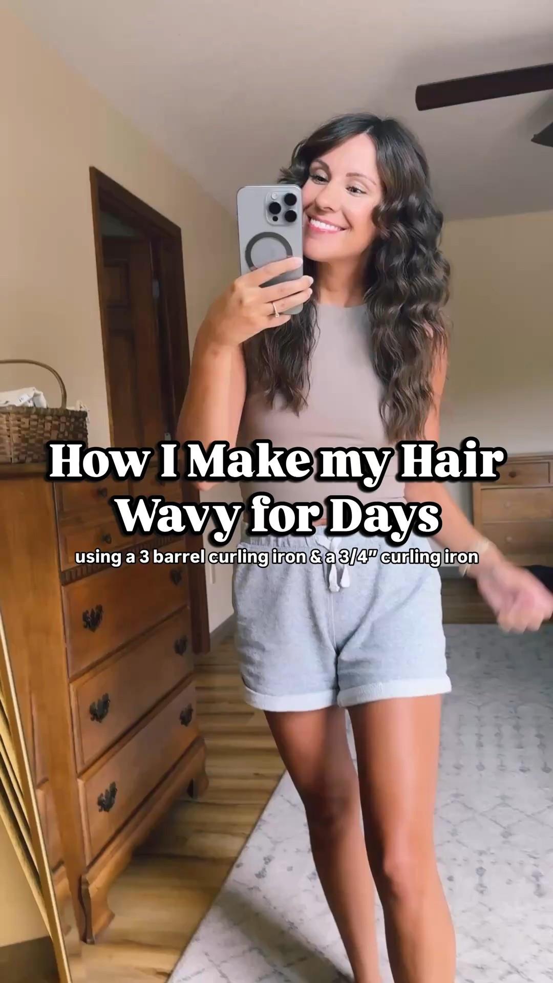 I linked my 3 barrel curling iron, and some similar ones (I’ve had mine since college)

I linked the 3/4 curling iron I own—I love it and also own it in the 1inch and 1.5inch (my mom is a former hairdresser and recommended and bought them all for me). I also linked a similar one, but I prefer titanium on my hair. 

I also linked my comb, the shampoo + conditioner I use, and my heat protectant.

#LTKSeasonal #LTKStyleTip #LTKBeauty